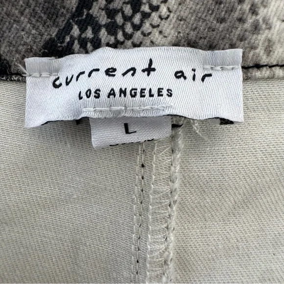 Current Air Los Angeles Snakeskin Print Flare Pants High Rise Festival - Picture 9 of 11